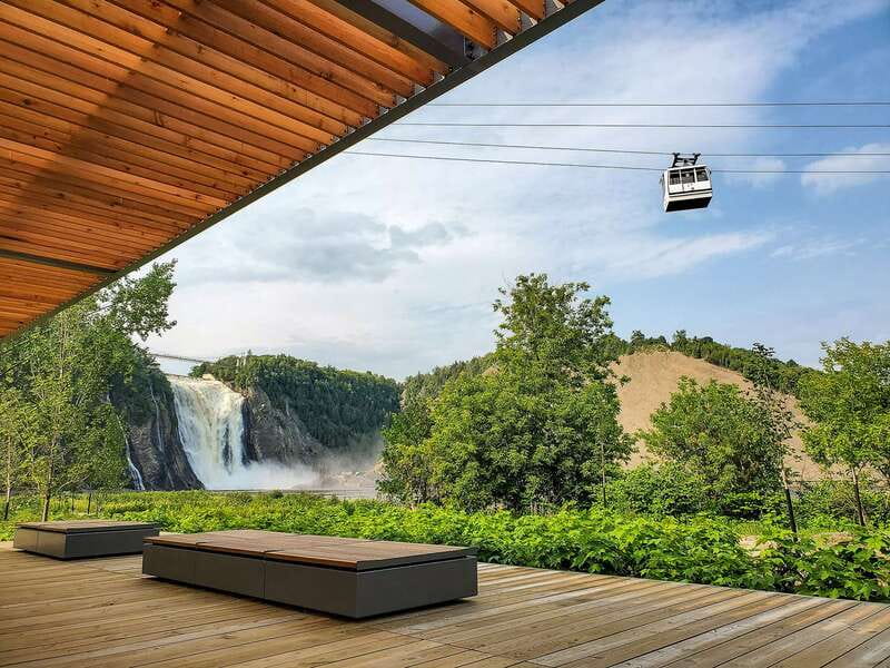 Quebec City: Montmorency Falls with Cable Car Ride - The cable car ride gives you the easiest big view