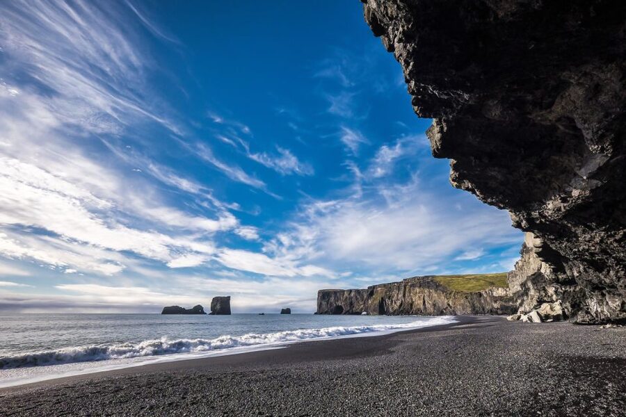 Reykjavík: South Coast Waterfalls, Black Sand & Glacier Tour - Sólheimajökull and the edge of moving ice