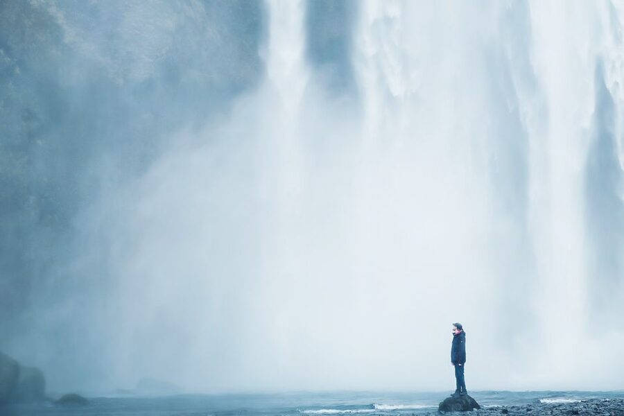 Reykjavík: South Coast Waterfalls, Black Sand & Glacier Tour - Seljalandsfoss and the famous path behind the water
