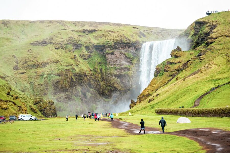 Reykjavik: South Coast Waterfalls & Glacier Small-Group Tour - Vík and the view toward Iceland’s southern coast