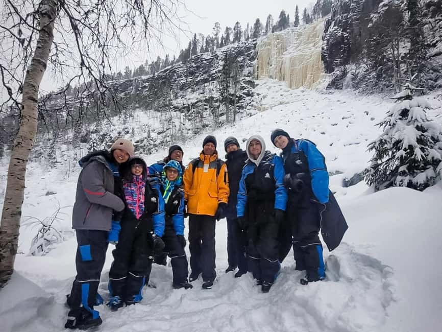 Rovaniemi: Korouoma Canyon Frozen Waterfalls Hike & BBQ - Key points to know before booking