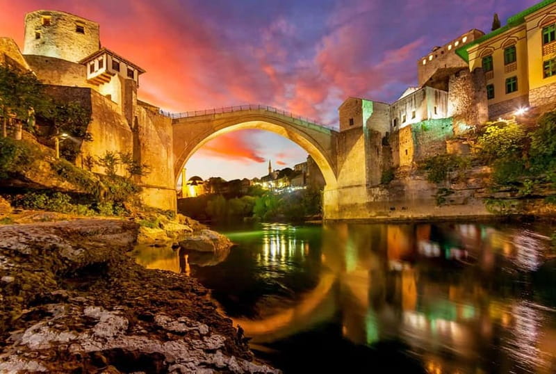 Sarajevo: Mostar, Konjic, Pocitelj, Blagaj Skywalk Waterfall - Konjic and the Ottoman bridge over the Neretva