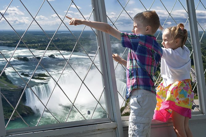 Skylon Tower, Niagara Falls Ontario Observation Deck Admission - The 52-second glass elevator ride
