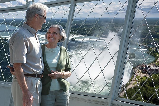 Skylon Tower, Niagara Falls Ontario Observation Deck Admission - Night lighting and seasonal fireworks
