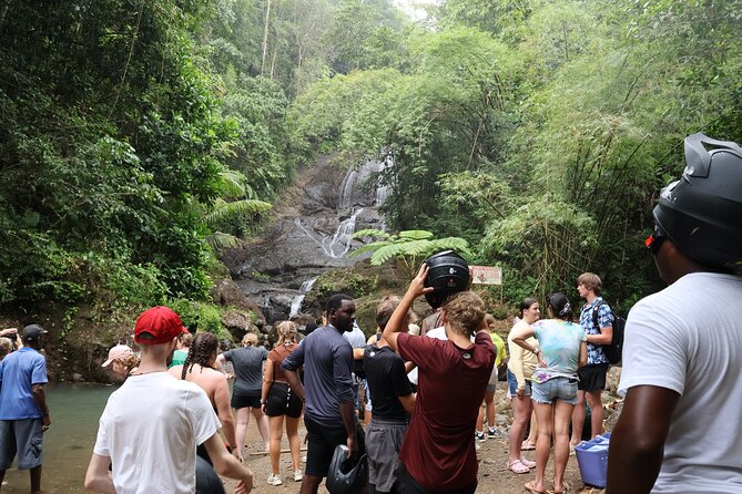 St Lucia ATV Tour : Waterfall, Plantation, Beach and Distillery - Meeting Farmer Peter in the banana country