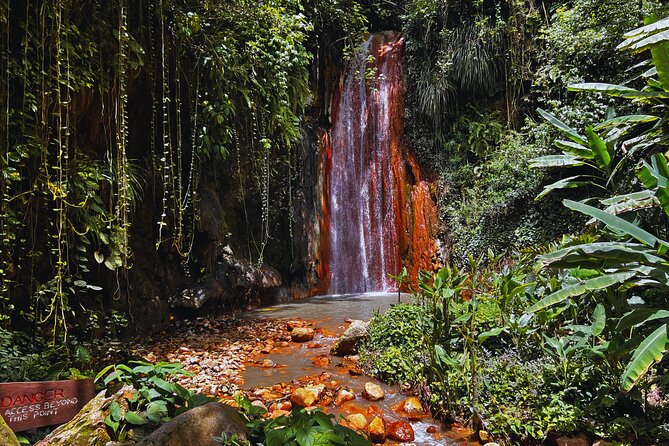 St Lucia Diamond Mineral and Mud Baths Plus Waterfall Adventure - A restorative start at Sulphur Springs
