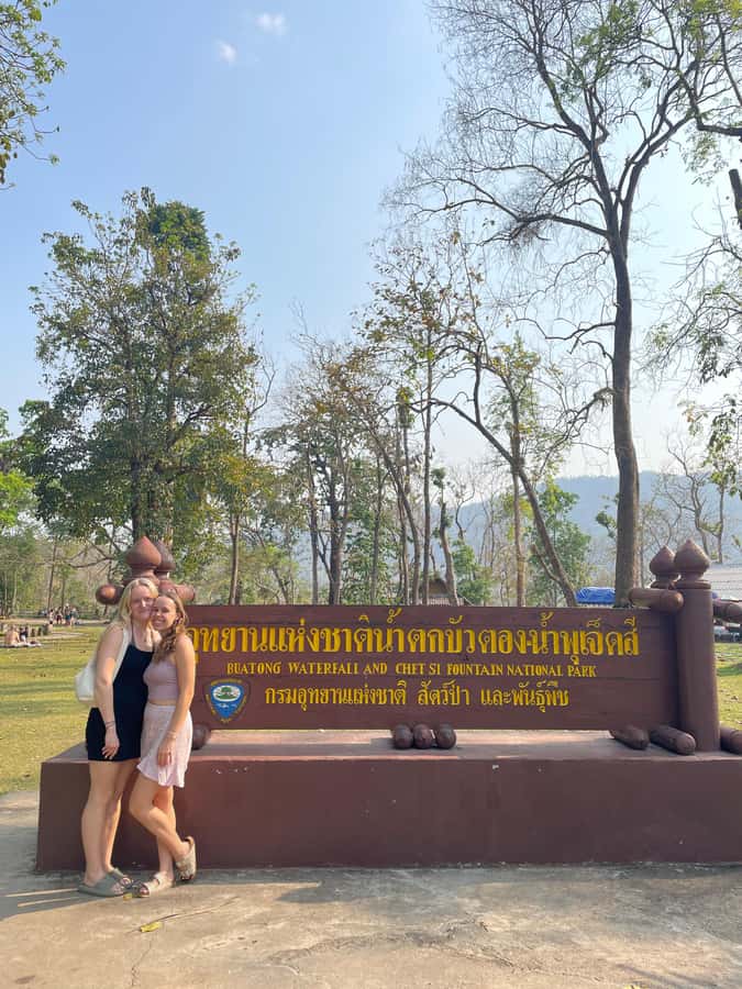 Sticky Waterfall Half-day with Private Car - The one-hour ride from Chiang Mai