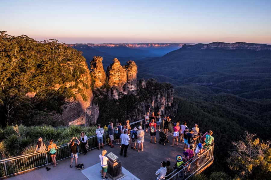 Sydney: Waterfall Bushwalk and Blue Mountain Sunset Day Trip - Coach comfort, group pace, and guiding