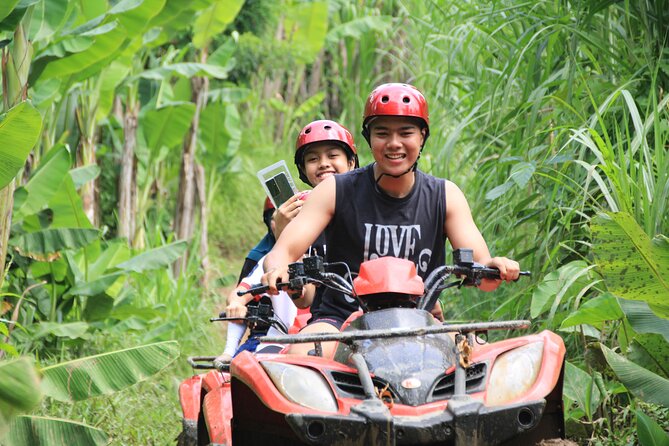 Ubud ATV Quad Bike through river, Jungle, waterfall & rice fields - Who will enjoy this most?