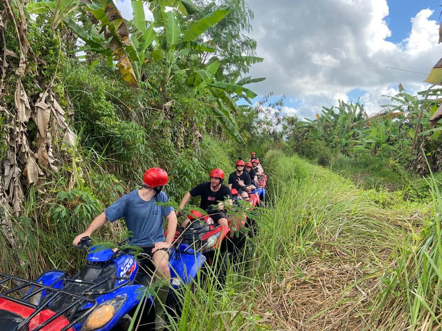 Ubud: Gorilla Face Quad Bike, Jungle Swing, Waterfall & Meal - What to bring and what to arrange