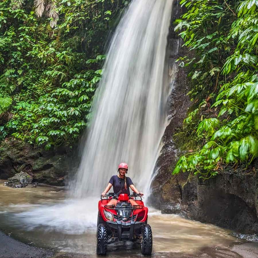Ubud: Jungle, Waterfall, and Tunnel ATV Tour & Lunch Options - Solo ATV or tandem ride?