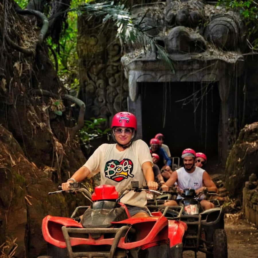 Ubud: Quad ATV Waterfalls & Barong Caves - A rougher side of Bali near Ubud