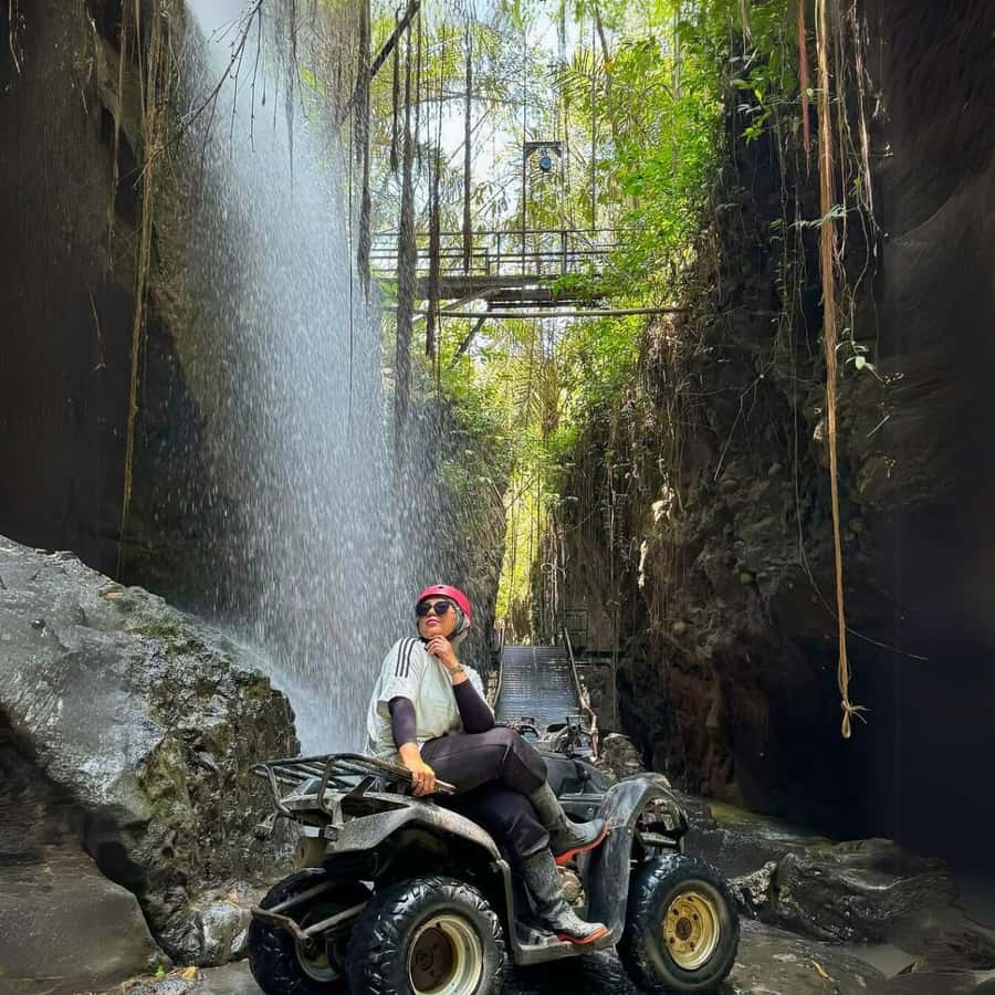Ubud: Quad ATV Waterfalls & Barong Caves - Who will enjoy this most?