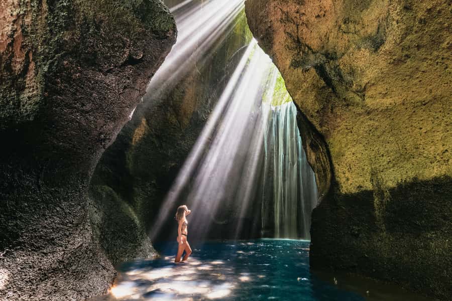Ubud: Spectacular Waterfalls Tour - Tibumana: the best place to swim
