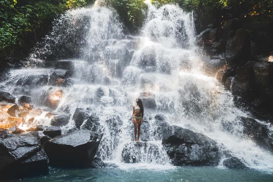 Ubud: Spectacular Waterfalls Tour - Tukad Cepung: a waterfall reached through the rocks