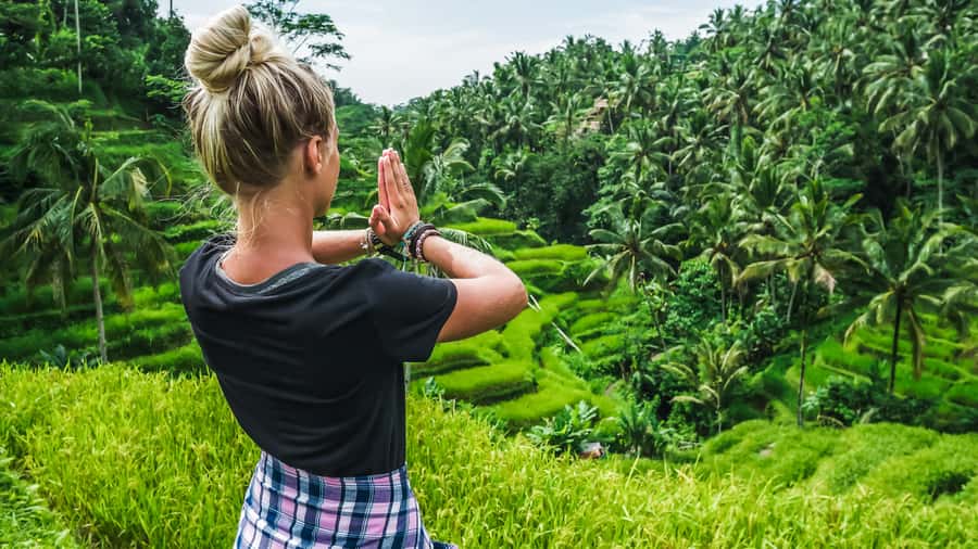 Ubud: Waterfall, Rice Terraces & Monkey Forest Private Tour - The Monkey Forest needs calm behavior