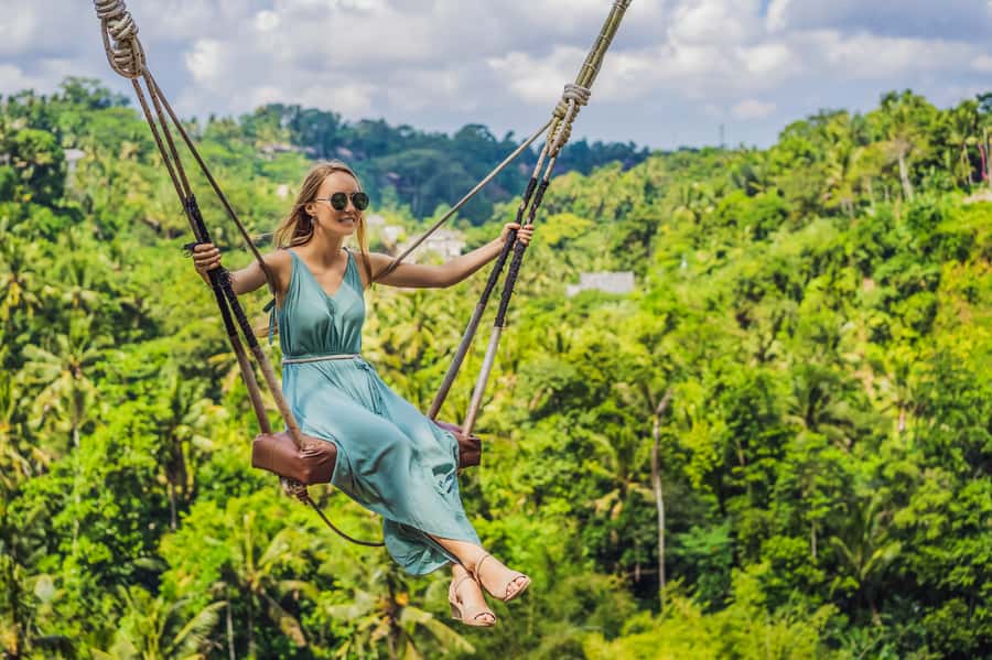 Ubud: Waterfall, Rice Terraces & Monkey Forest Private Tour - Tegalalang Rice Terrace is the visual high point