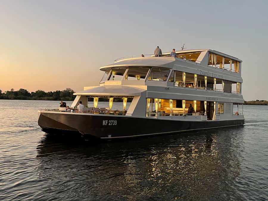 Victoria Falls: 2-Hour Luxury Zambezi River Sunset Cruise - How the crew shapes the evening