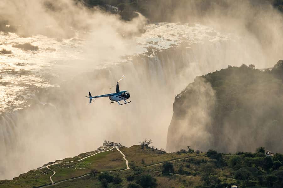 Victoria Falls Helicopter Flights - Seeing Victoria Falls from above