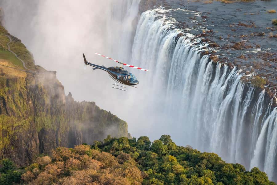 Victoria Falls Helicopter Flights - How the value compares with a ground visit
