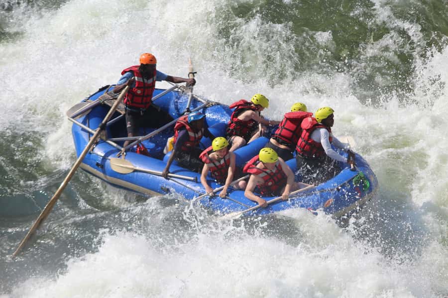 Victoria Falls: Zambezi Half-Day Rafting - The guide team and the safety setup