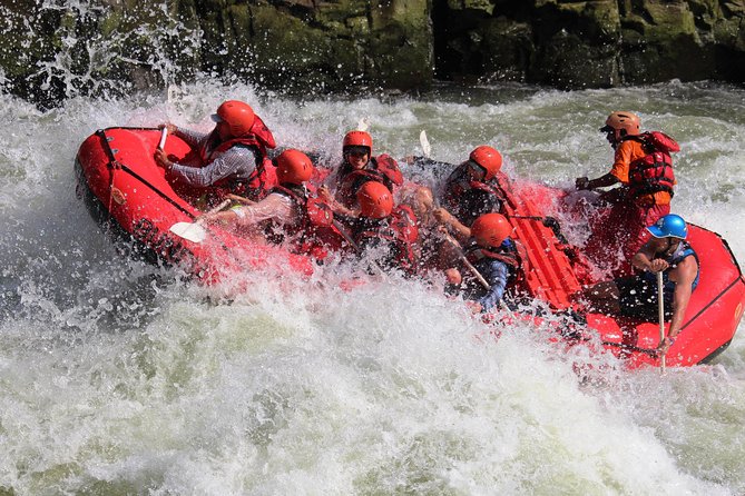 White Water Rafting & Swimming under the Falls - Starting with Victoria Falls from below