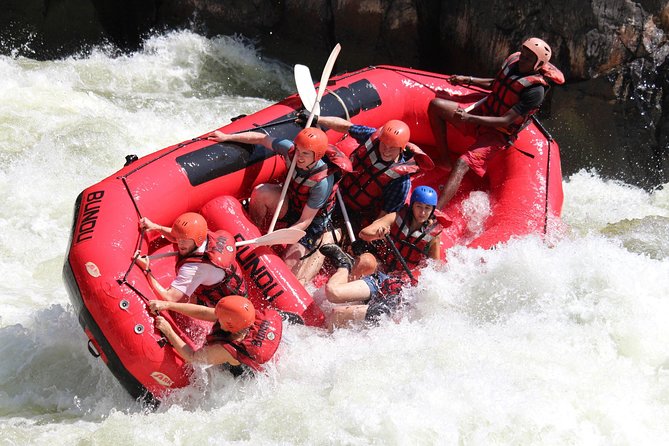 White Water Rafting & Swimming under the Falls - The rafting route through Batoka Gorge
