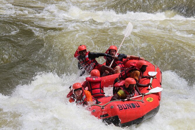 White Water Rafting & Swimming under the Falls - Guides, equipment, and the safety question