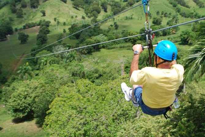 XDream Adventure: Damajagua Waterfalls, ATV, Zip Lines, Horseback Riding & Pool - Pickup, timing, and group size