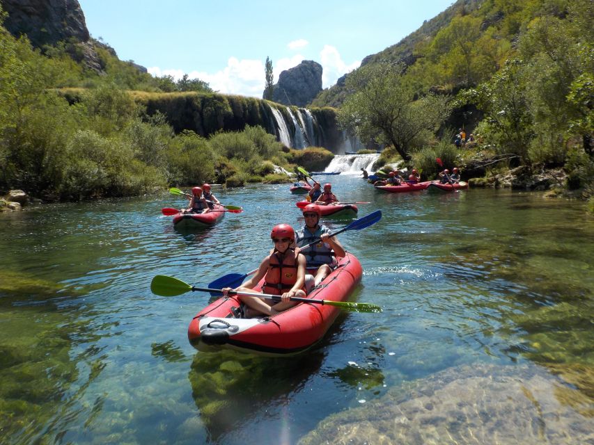 Zadar: River Zrmanja Guided Kayak Safari & Waterfalls - Small rapids and the occasional waterfall
