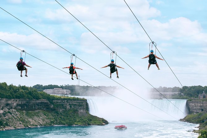 Zipline To The Falls in Niagara Falls, Canada - The 2,200-foot MistRider ride
