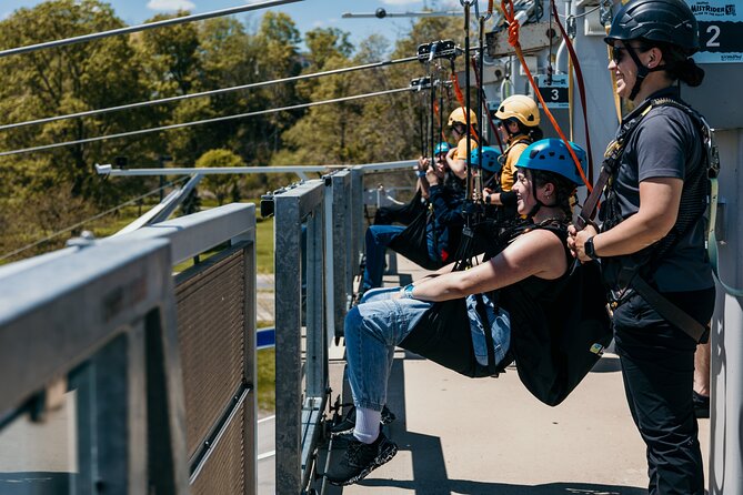 Zipline To The Falls in Niagara Falls, Canada - The open-air shuttle back uphill